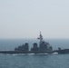 ABECSG, JMSDF sail in formation during a U.S.-Japan bilateral exercise