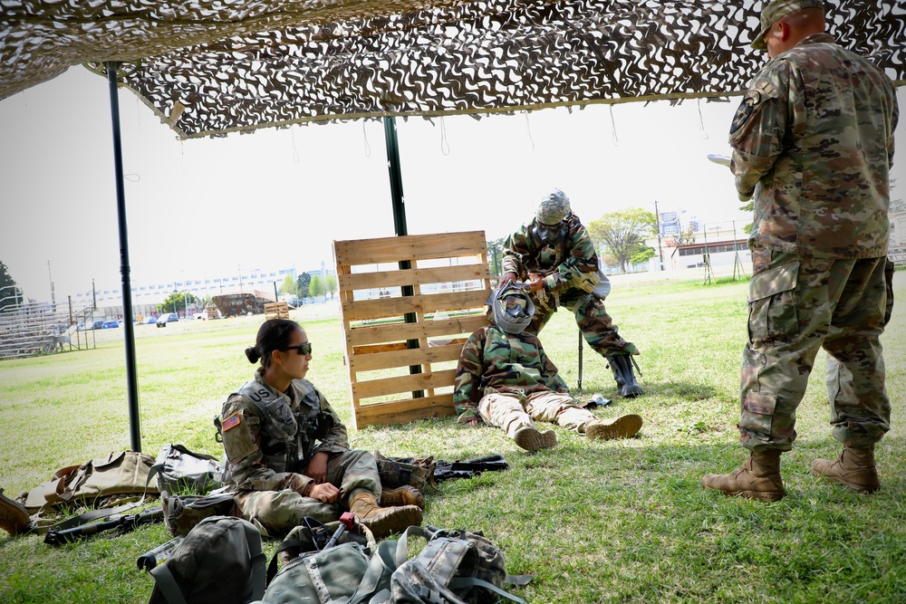 Training Day Three: Expert Soldier Badge Candidates Tackle Combat Casualty Care