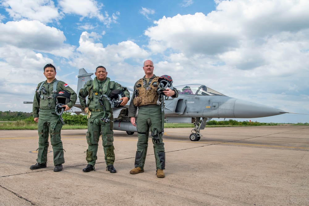 U.S., Singapore, and Thailand air forces participate in Cope Tiger 2022 at Korat Royal Thai Air Base, Thailand