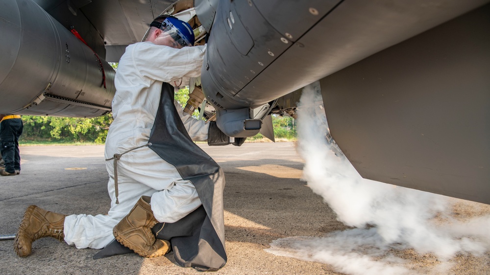 U.S., Singapore, and Thailand air forces participate in Cope Tiger 2022 at Korat Royal Thai Air Base, Thailand