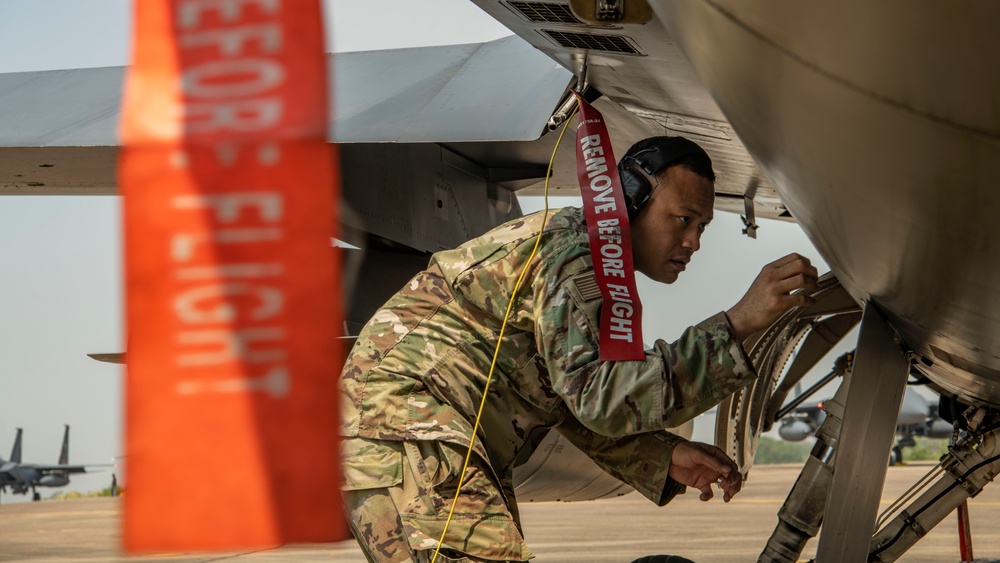 U.S., Singapore, and Thailand air forces participate in Cope Tiger 2022 at Korat Royal Thai Air Base, Thailand