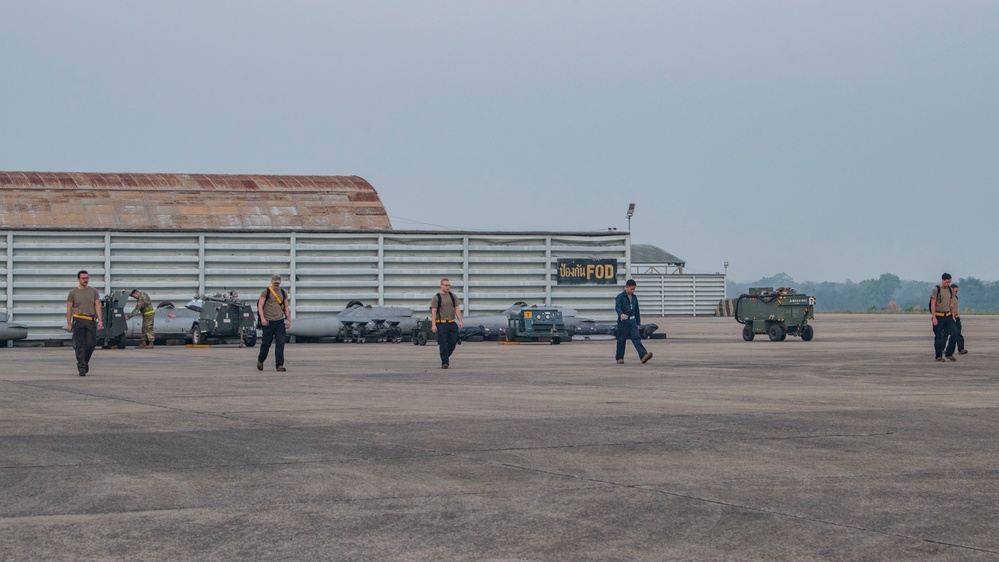 U.S., Singapore, and Thailand air forces participate in Cope Tiger 2022 at Korat Royal Thai Air Base, Thailand