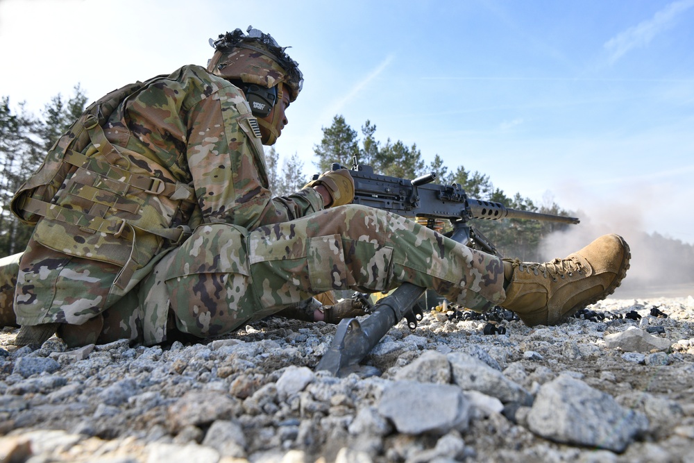 4-319th AFAR, 173rd AB heavy weapons range