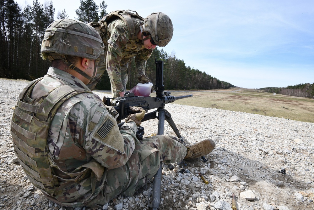 4-319th AFAR, 173rd AB heavy weapons range