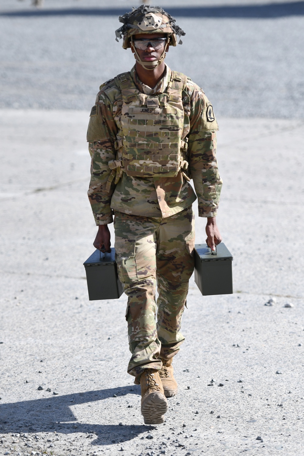 4-319th AFAR, 173rd AB heavy weapons range