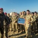 B Co presents plaque to Dutch