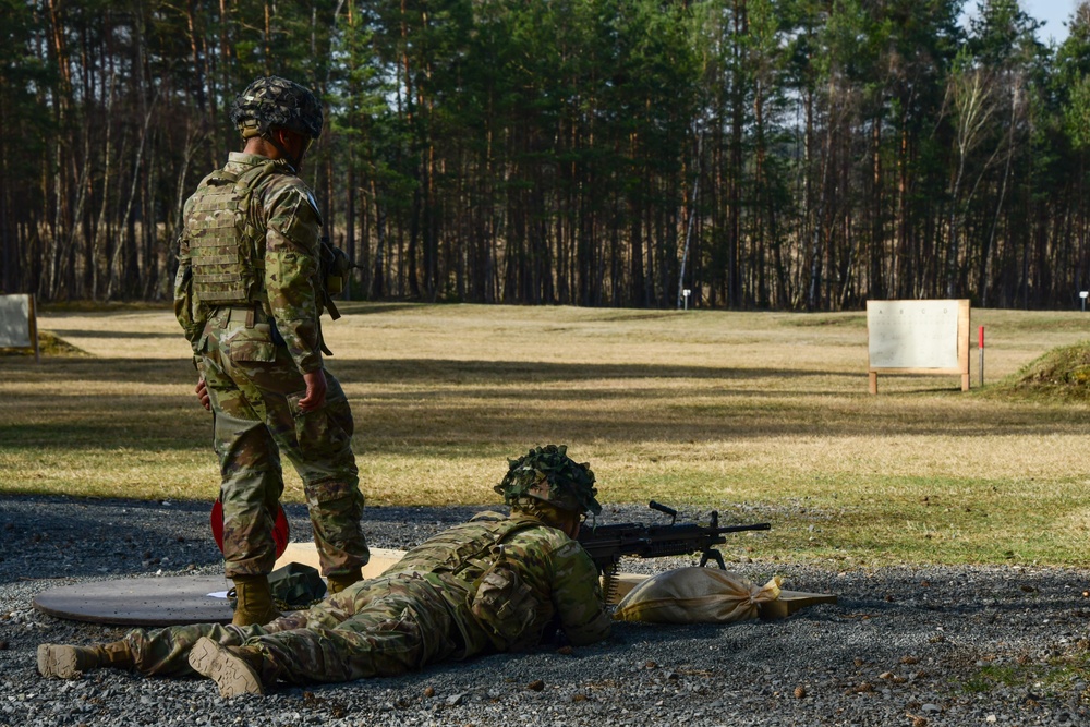 4-319th AFAR, 173rd AB heavy weapons range