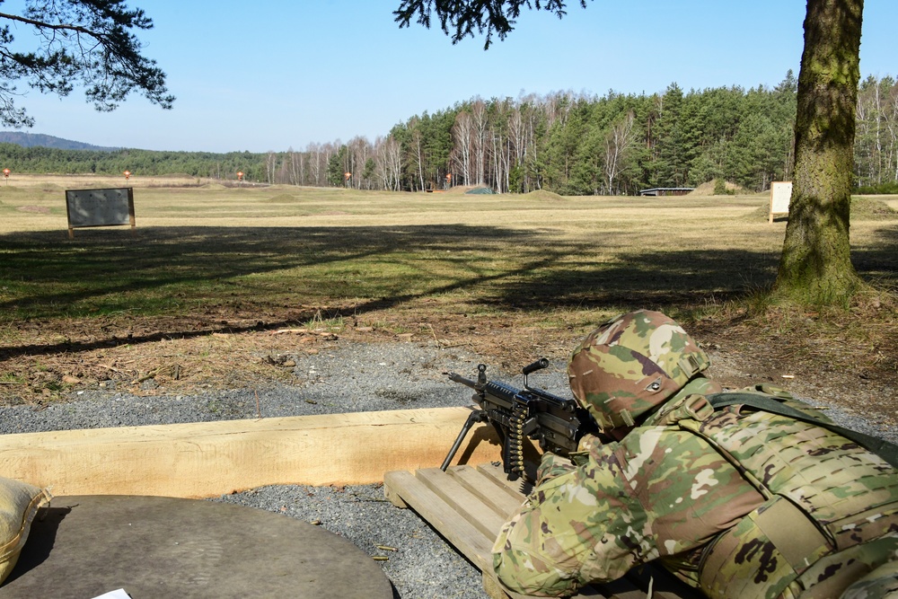 4-319th AFAR, 173rd AB heavy weapons range