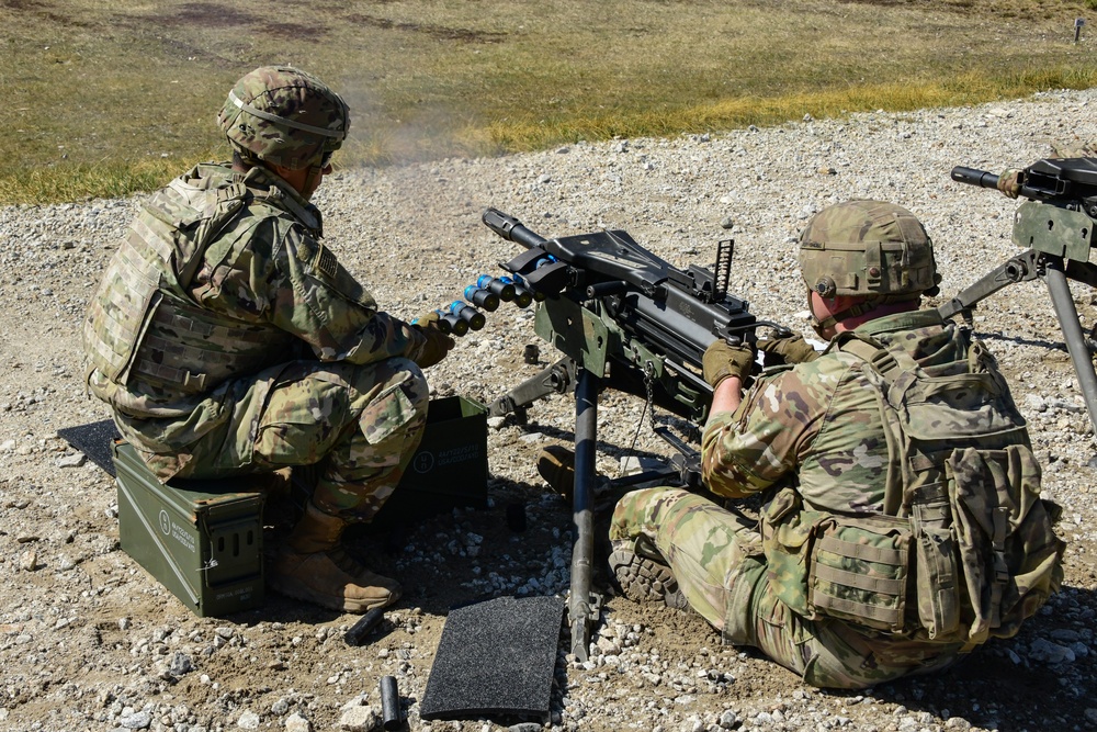 4-319th AFAR, 173rd AB heavy weapons range