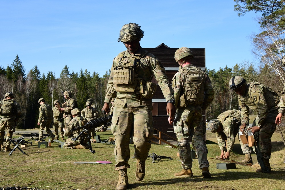 4-319th AFAR, 173rd AB heavy weapons range