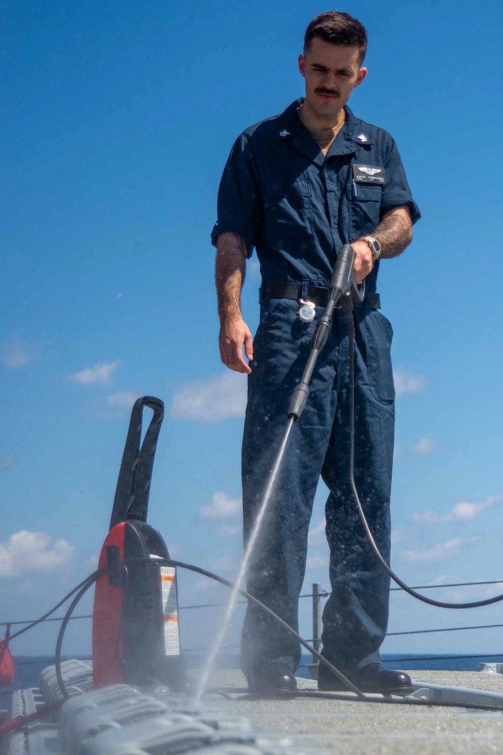 USS Jason Dunham (DDG 109) Conducts Preservation