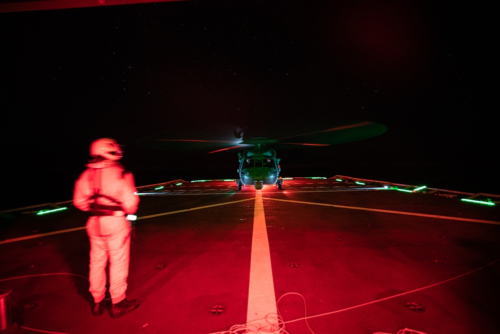 The Harry S. Truman Carrier Strike Group is on a scheduled deployment in the U.S. Sixth Fleet area of operations in support of naval operations to maintain maritime stability and security.
