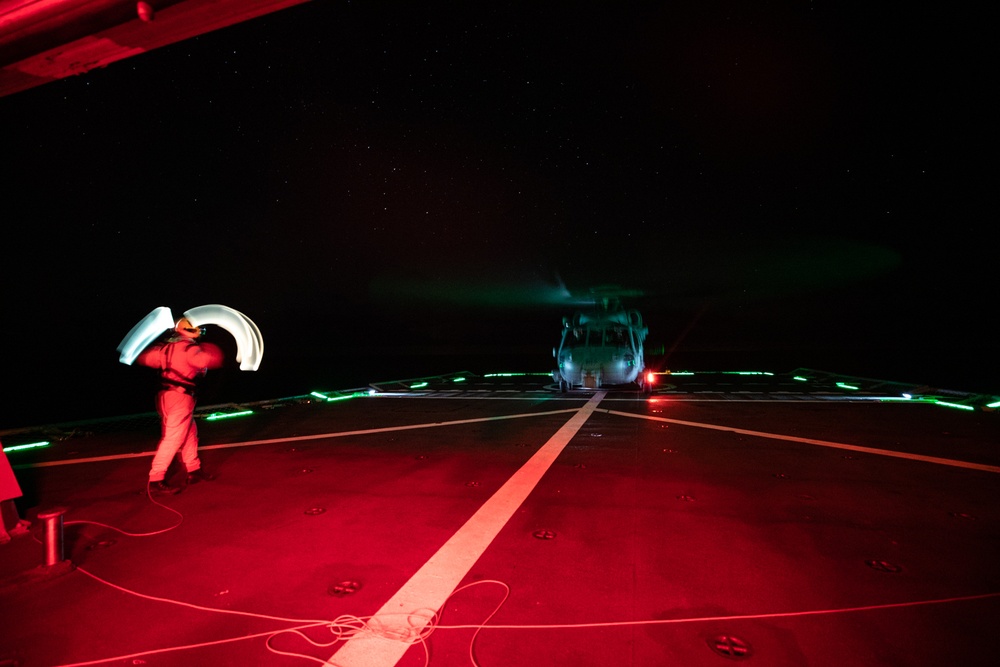 The Harry S. Truman Carrier Strike Group is on a scheduled deployment in the U.S. Sixth Fleet area of operations in support of naval operations to maintain maritime stability and security.
