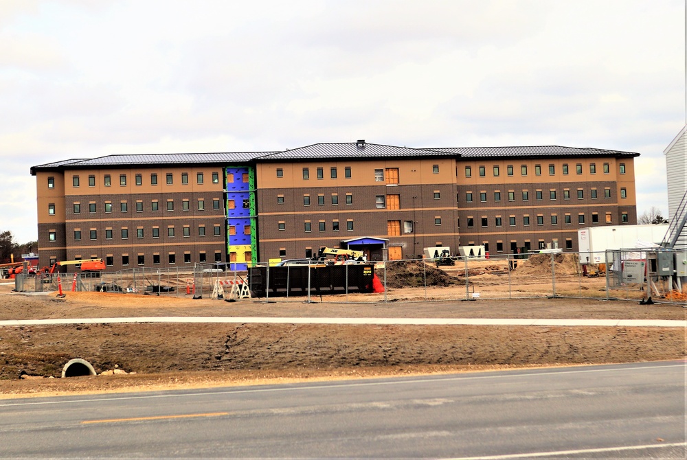 Second barracks project at Fort McCoy, funded in FY ’20, surpasses 75 percent complete