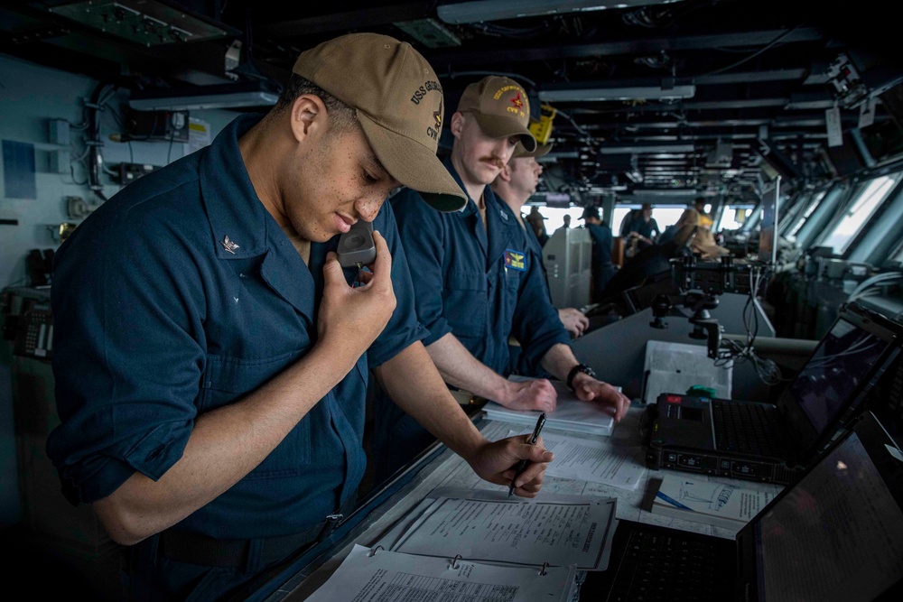 DVIDS - Images - GHWB Sailors Stand Watch