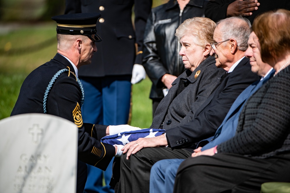 Military Funeral Honors with Funeral Escort are Conducted for U.S. Army Cpl. Charles Lee in Section 33
