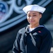 Seaman Andrea Wilson, poses for a photo onboard the ship