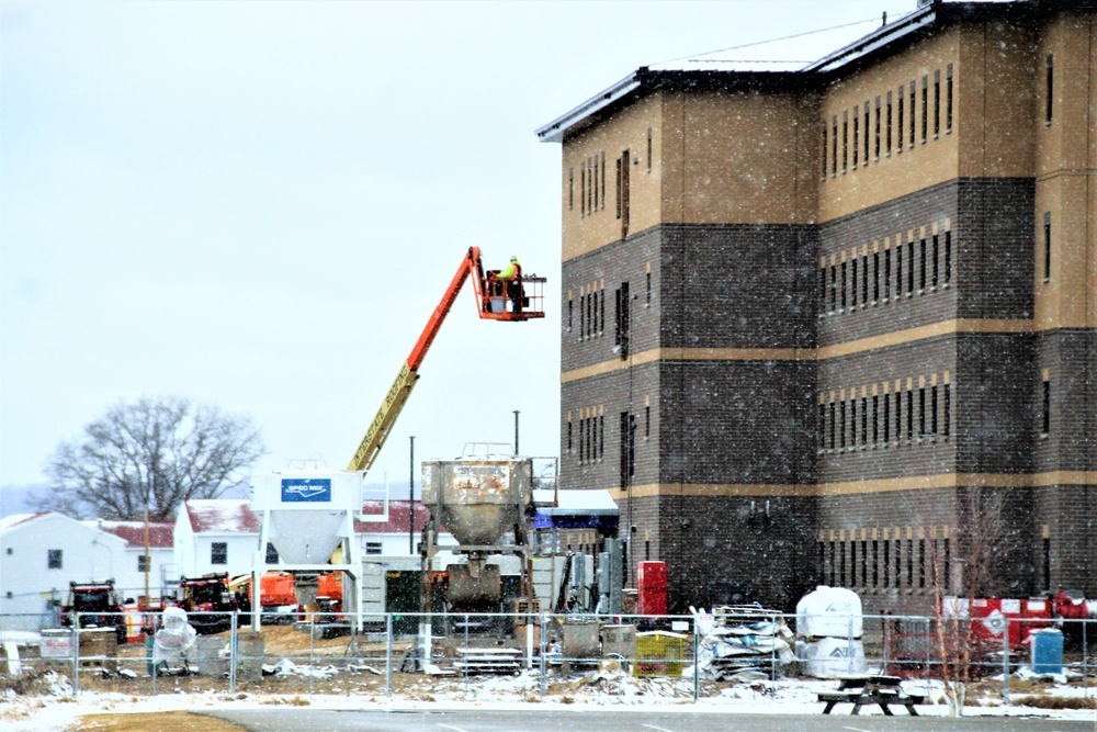 Second barracks project at Fort McCoy, funded in FY ’20, surpasses 75 percent complete