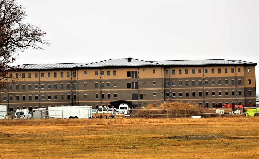 First transient troops training barracks construction project, funded in FY 2019, completed at Fort McCoy