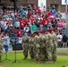 82nd Airborne Division Paratroopers Attend Woodpeckers Opening Game