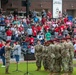 82nd Airborne Division Paratroopers Attend Woodpeckers Opening Game