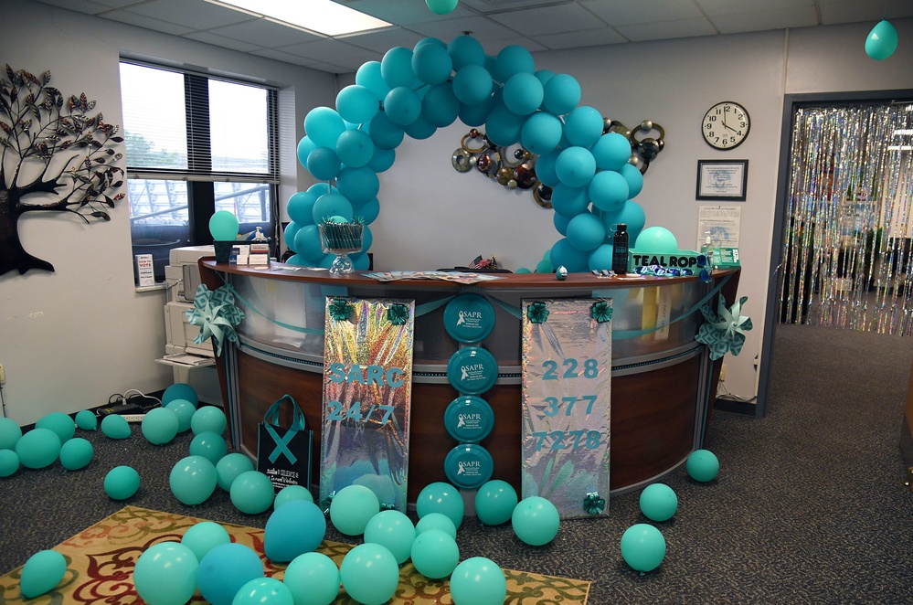 Keesler Turns It Teal for SAAPM