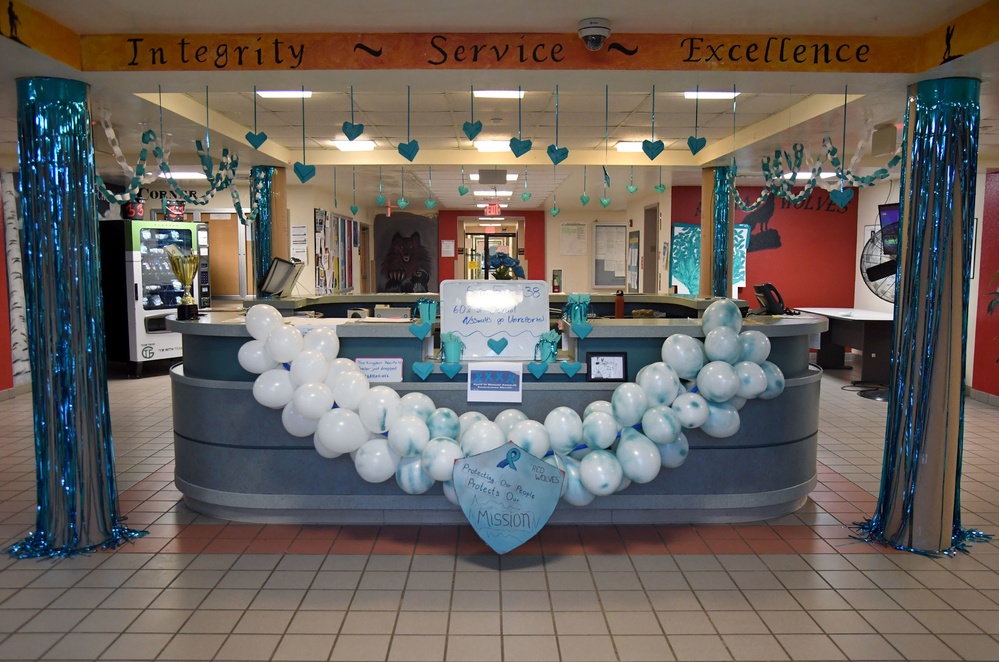 Keesler Turns It Teal for SAAPM