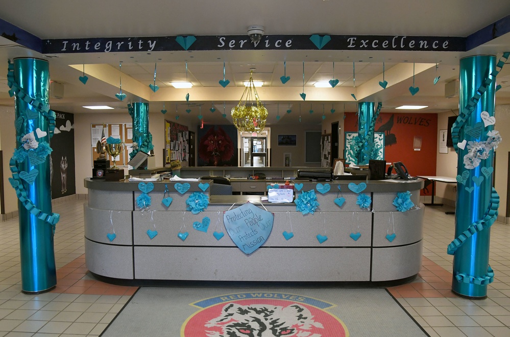 Keesler Turns It Teal for SAAPM