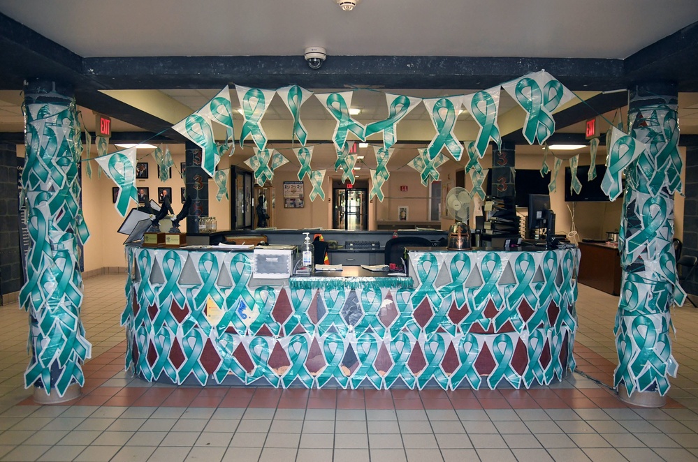 Keesler Turns It Teal for SAAPM