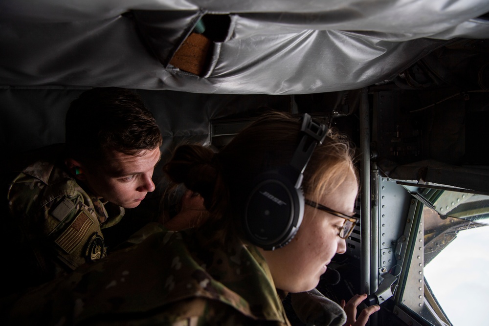 UCF AFROTC cadets fly with the 91st ARS during AIM flight