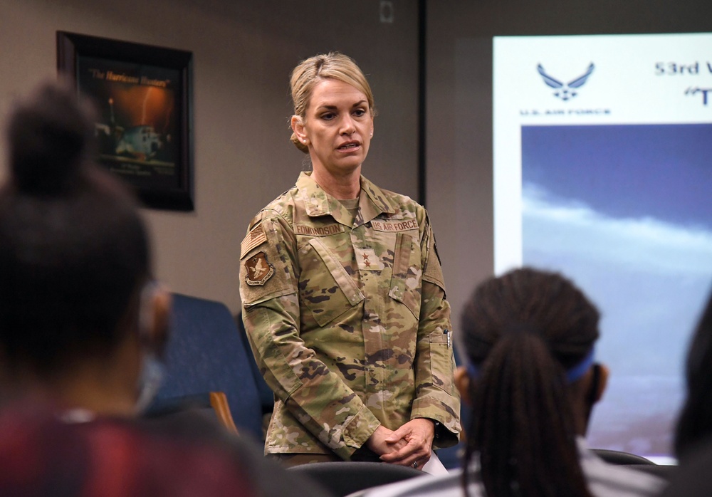 Junior ROTC cadets tour Keesler