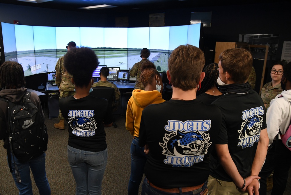 Junior ROTC cadets tour Keesler