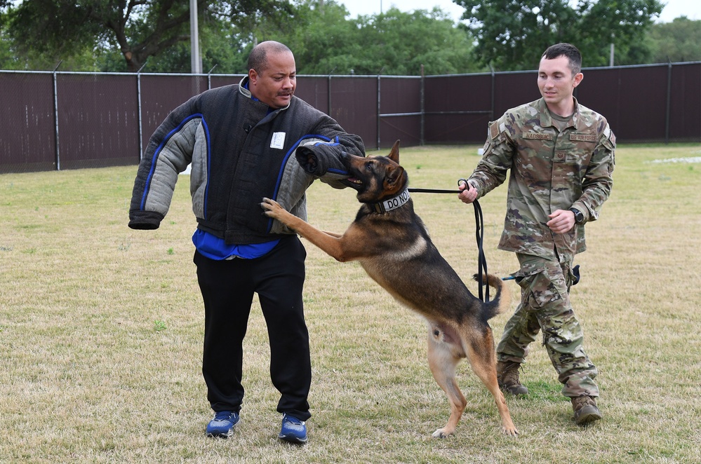 Junior ROTC cadets tour Keesler