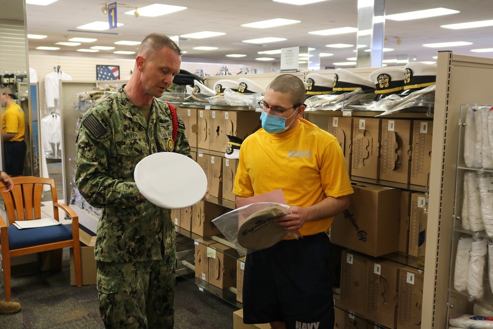 DVIDS - Images - OCS Uniform Fitting [Image 3 of 10]