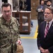 Sen. Gary Peters tours NUWC Division Newport combat systems, UUV labs during April 1 visit