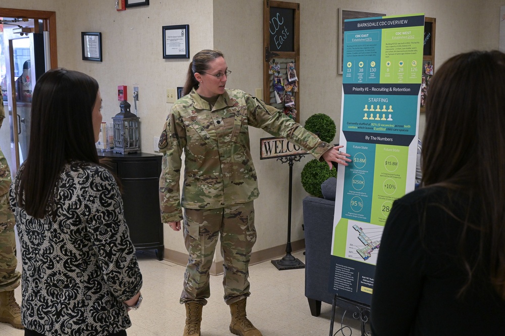 The Under Secretary of the Air Force visits Barksdale AFB