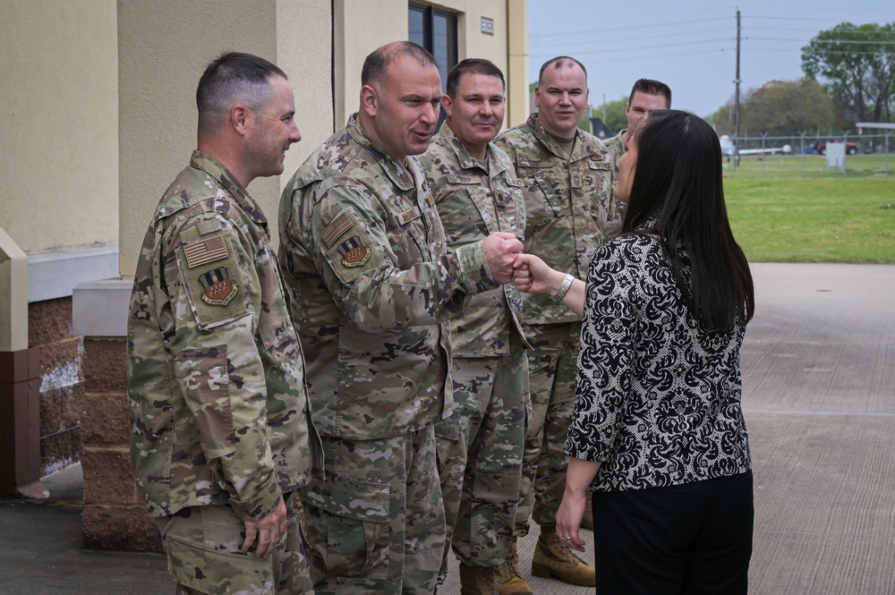 The Under Secretary of the Air Force visits Barksdale AFB