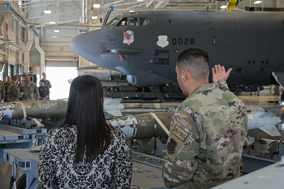 The Under Secretary of the Air Force visits Barksdale AFB