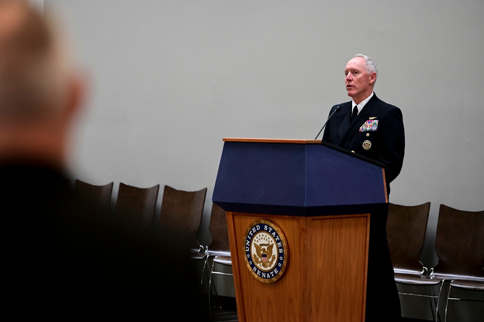 Air Boss Speaks at the Centennial of Carrier Aviation Reception Air Boss Speaks at the Centennial of Carrier Aviation Reception