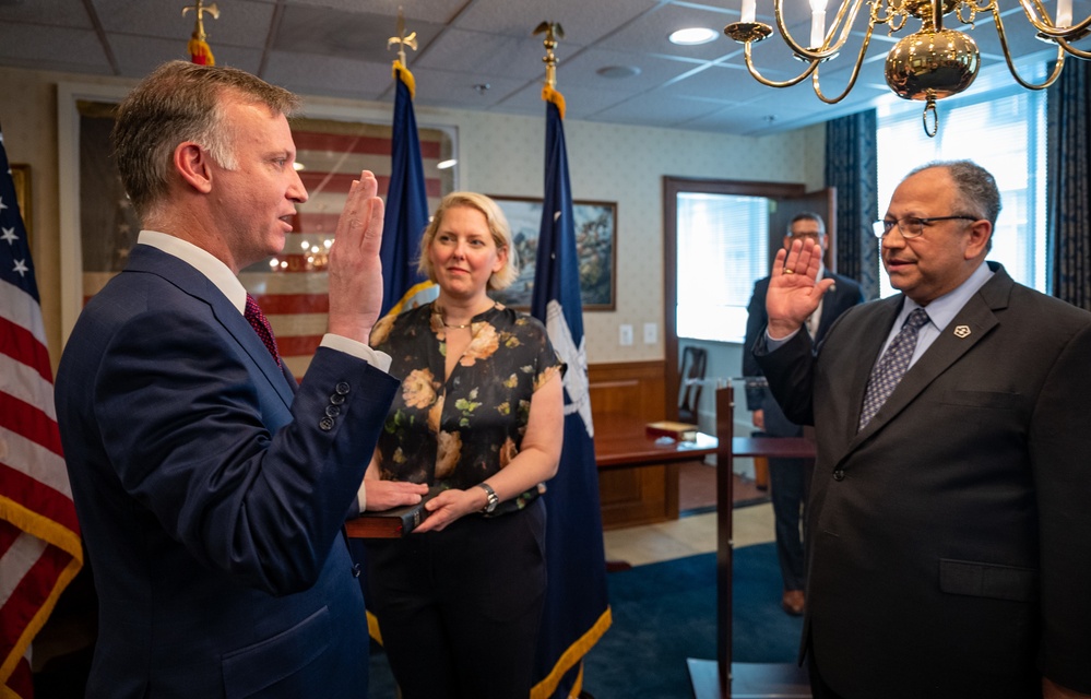 UNSECNAV Raven is Sworn in as 34th Under Secretary of the Navy