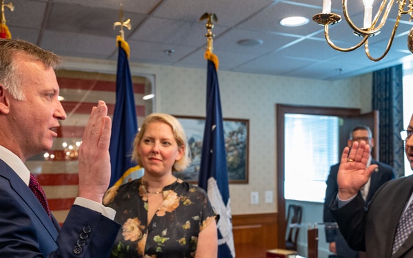 UNSECNAV Raven is Sworn in as 34th Under Secretary of the Navy