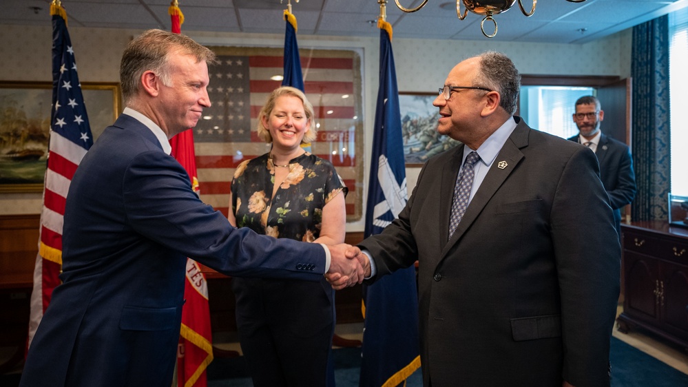 UNSECNAV Raven is Sworn in as 34th Under Secretary of the Navy