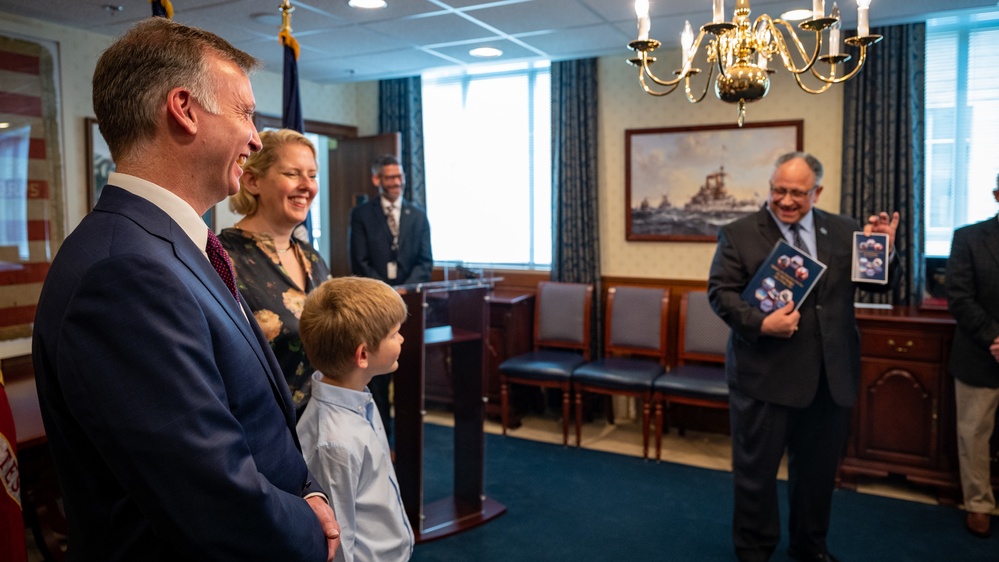 UNSECNAV Raven is Sworn in as 34th Under Secretary of the Navy
