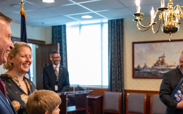 UNSECNAV Raven is Sworn in as 34th Under Secretary of the Navy