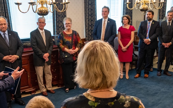 UNSECNAV Raven is Sworn in as 34th Under Secretary of the Navy