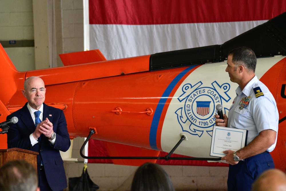 U.S. Department of Homeland Security recognizes 20 employees at award ceremony in Coast Guard Air Station Miami