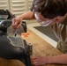 Maintenance repairs first CV-22 Osprey heat blanket