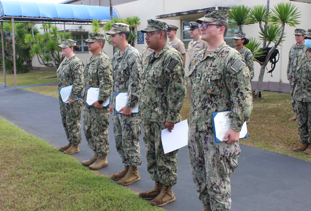 Naval Base Guam Sailors Receive End of Tour Awards