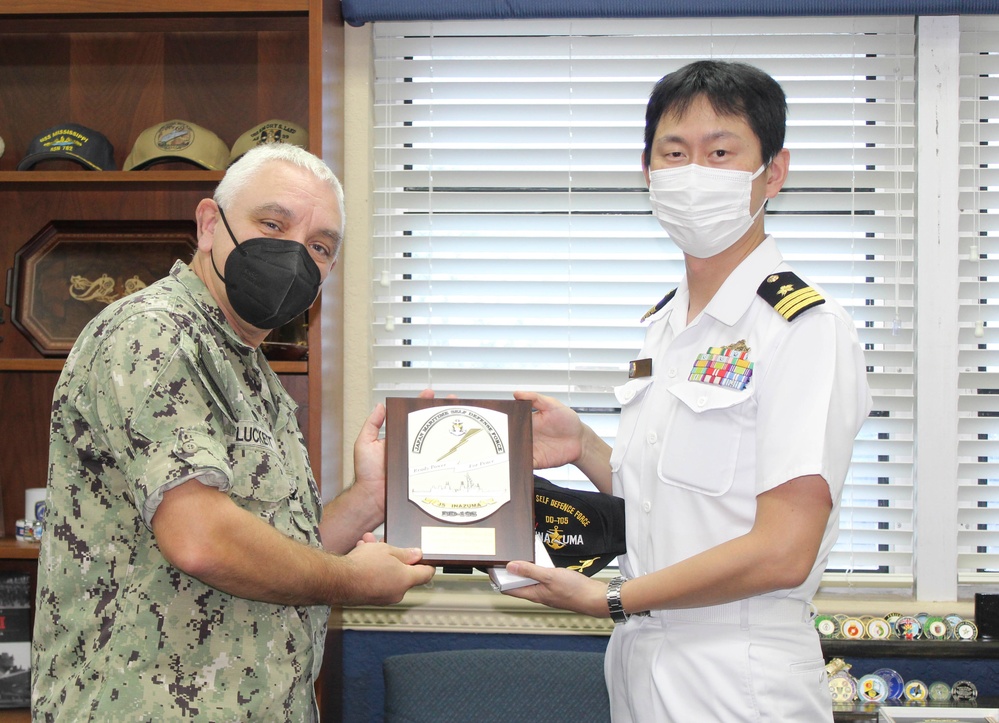 NBG CO Meets JMSDF Training Division One Leadership