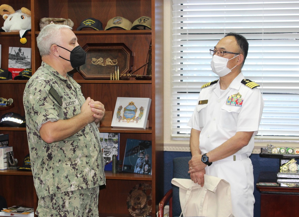 NBG CO Meets JMSDF Training Division One Leadership
